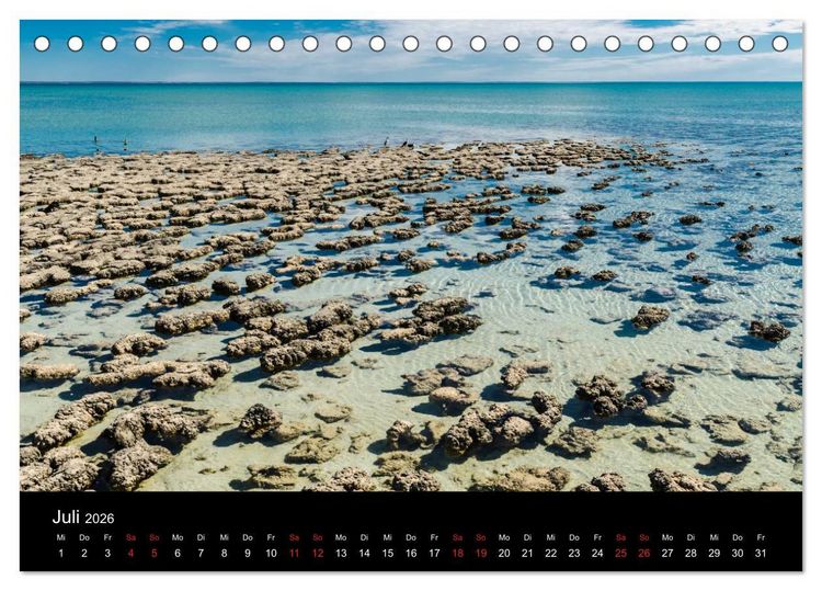 Produktbild: Australien - Der Westen (Tischkalender 2026 DIN A5 quer), CALVENDO Monatskalender
