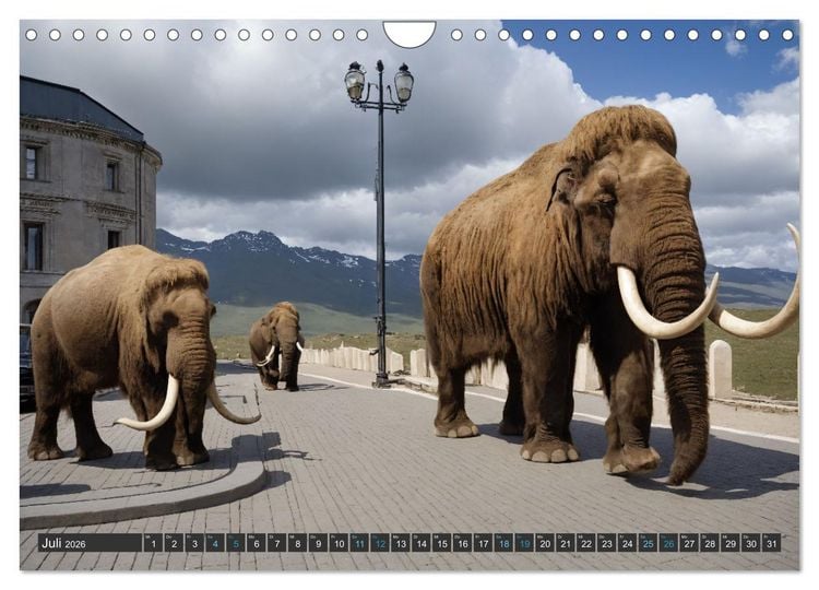 Produktbild: Tier K&ouml;nigreich (Wandkalender 2026 DIN A4 quer), CALVENDO Monatskalender