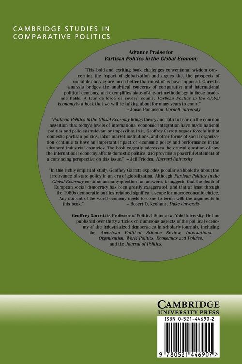 Produktbild: Partisan Politics in the Global Economy