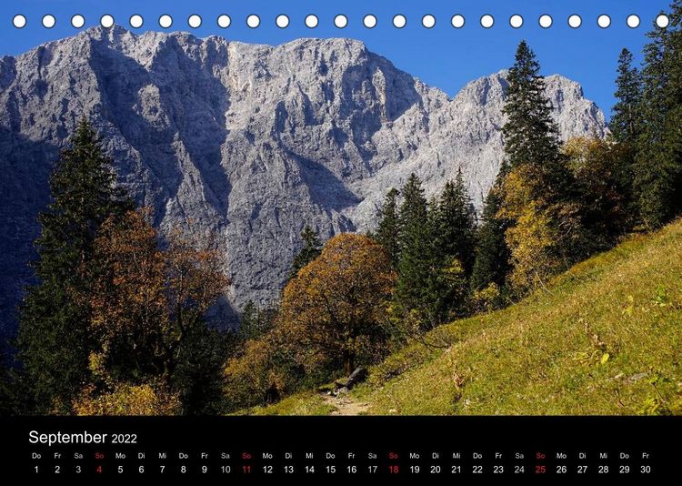 Produktbild: Karwendelherbst (Tischkalender 2022 DIN A5 quer)