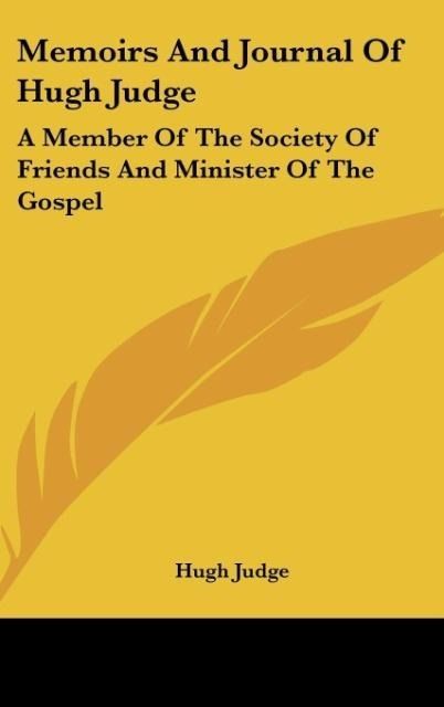 Produktbild: Judge, H: Memoirs And Journal Of Hugh Judge
