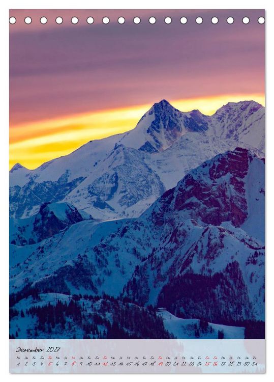 Produktbild: Unser H&ouml;chster Berg (Tischkalender 2027 DIN A5 hoch), CALVENDO Monatskalender