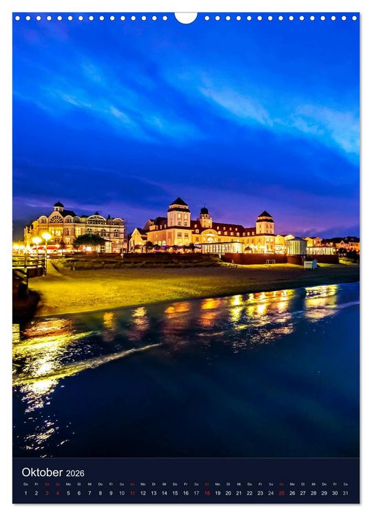 Produktbild: INSEL R&Uuml;GEN - Zauberhafte Momente (Wandkalender 2026 DIN A3 hoch), CALVENDO Monatskalender