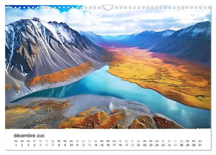 Produktbild: Paysages r&ecirc;v&eacute;s (Calendrier mural 2026 DIN A3 vertical), CALVENDO calendrier mensuel