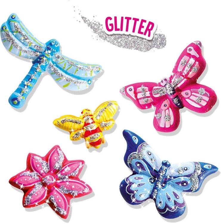 Produktbild: Glitzerschmetterlinge gie&szlig;en und anmalen