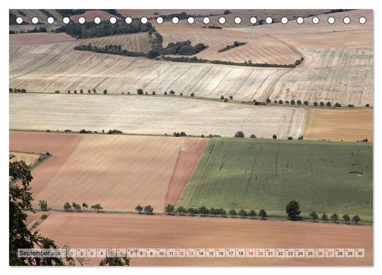 Produktbild: Wunderbares Th&uuml;ringen - Landschaften (Tischkalender 2026 DIN A5 quer), CALVENDO Monatskalender