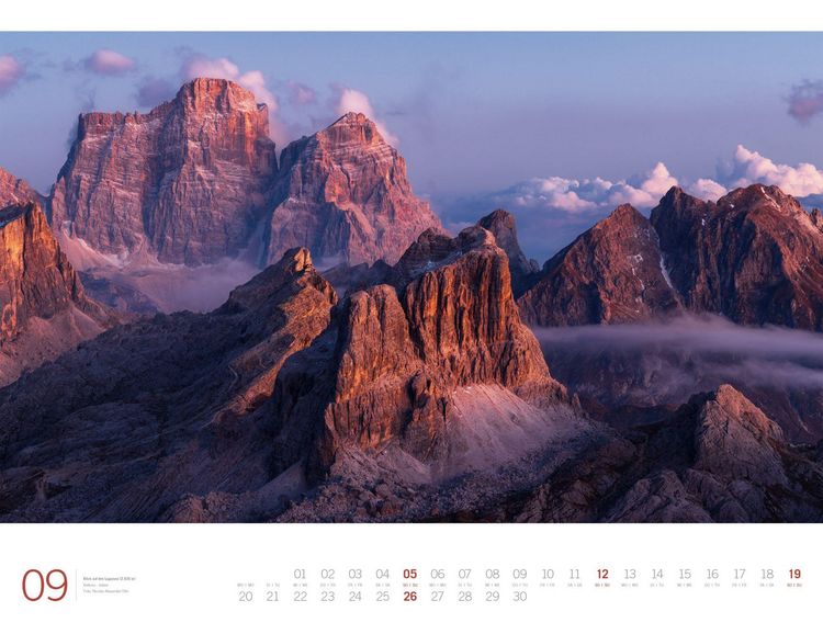 Produktbild: Alpen Gallery Kalender 2027