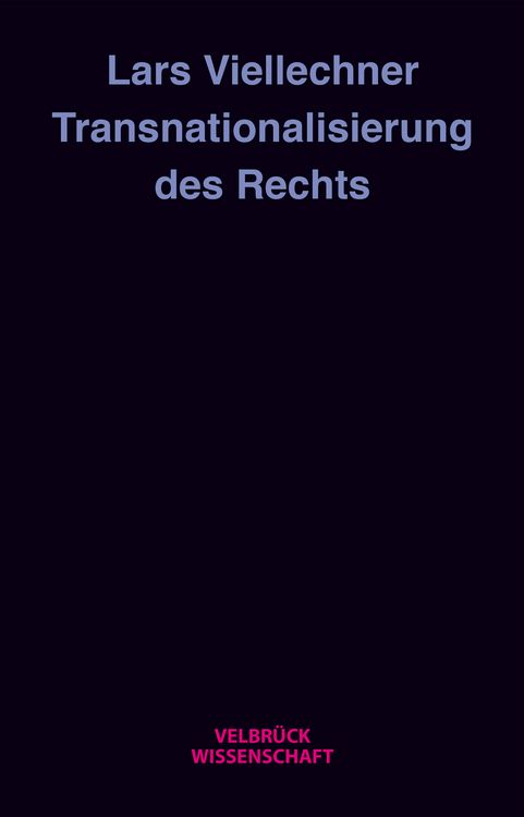 Produktbild: Transnationalisierung des Rechts