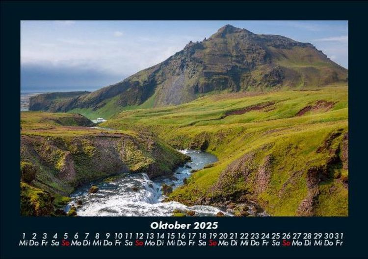 Produktbild: Landschaftskalender 2025 Fotokalender DIN A5