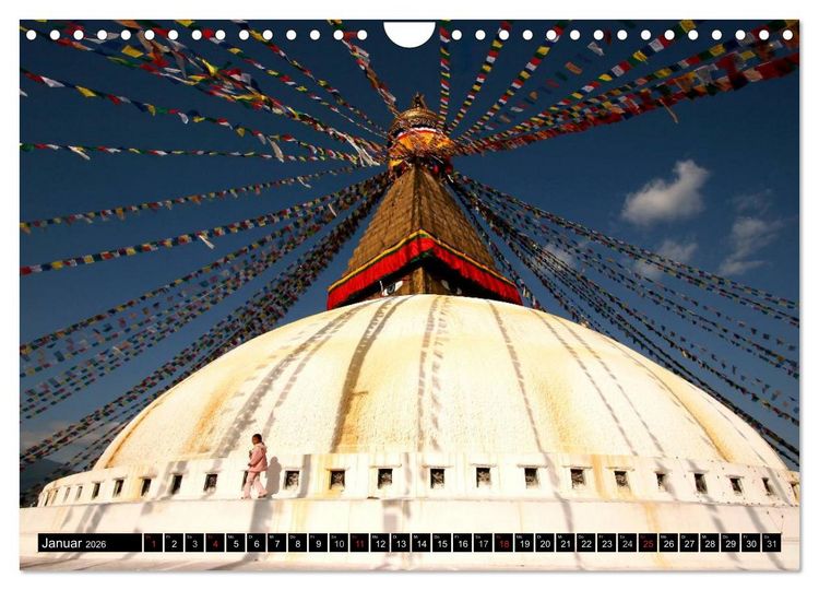 Produktbild: Nepal - Kathmandutal (Wandkalender 2026 DIN A4 quer), CALVENDO Monatskalender