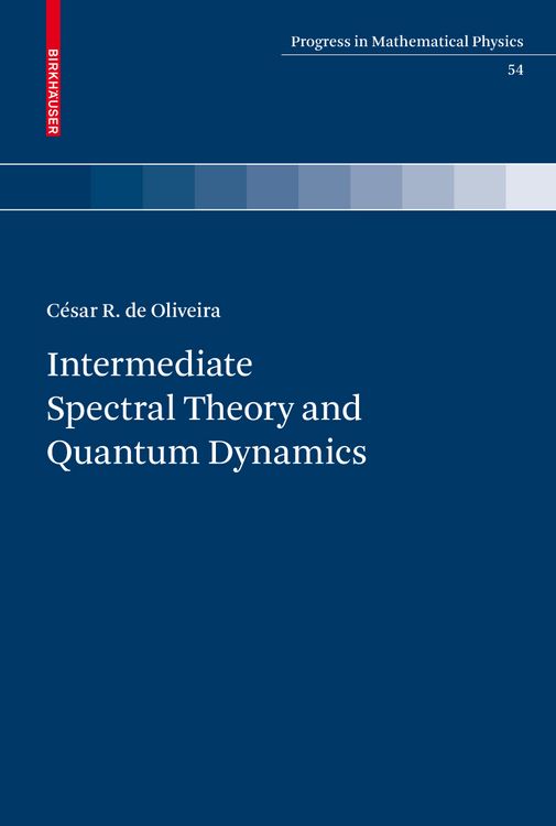 Produktbild: Intermediate Spectral Theory and Quantum Dynamics