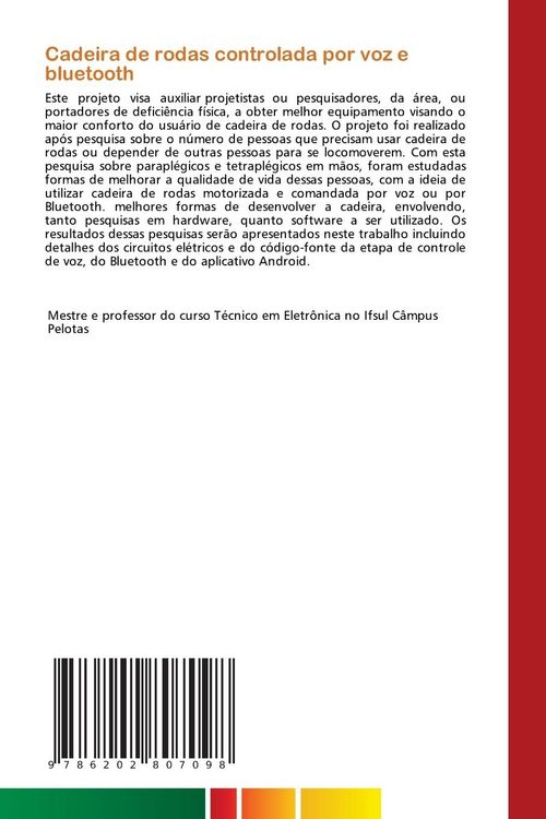 Produktbild: Cadeira de rodas controlada por voz e bluetooth