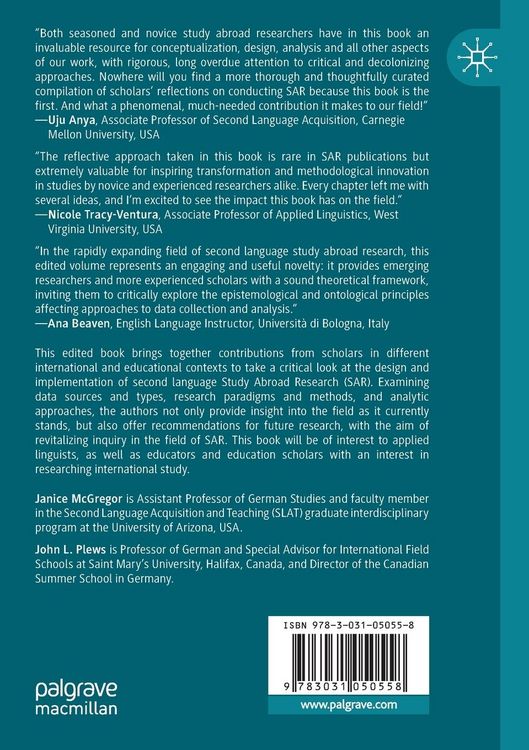 Produktbild: Designing Second Language Study Abroad Research