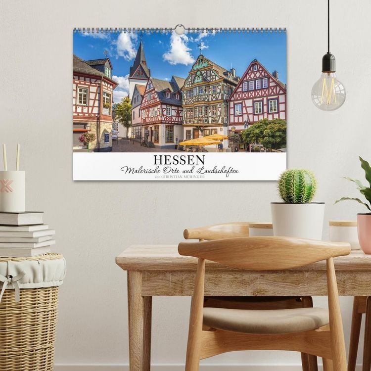 Produktbild: Hessen - Malerische Orte und Landschaften (Wandkalender 2027 DIN A3 quer), CALVENDO Monatskalender