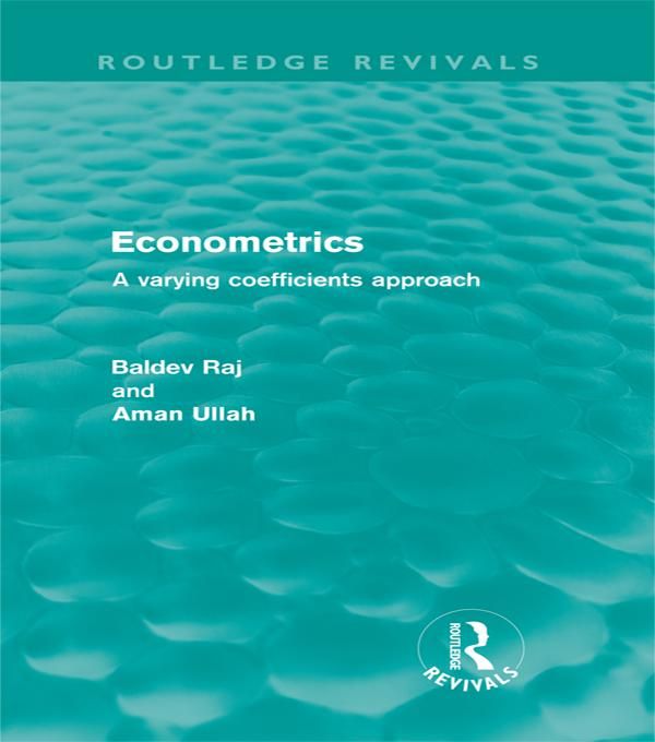 Produktbild: Econometrics (Routledge Revivals)