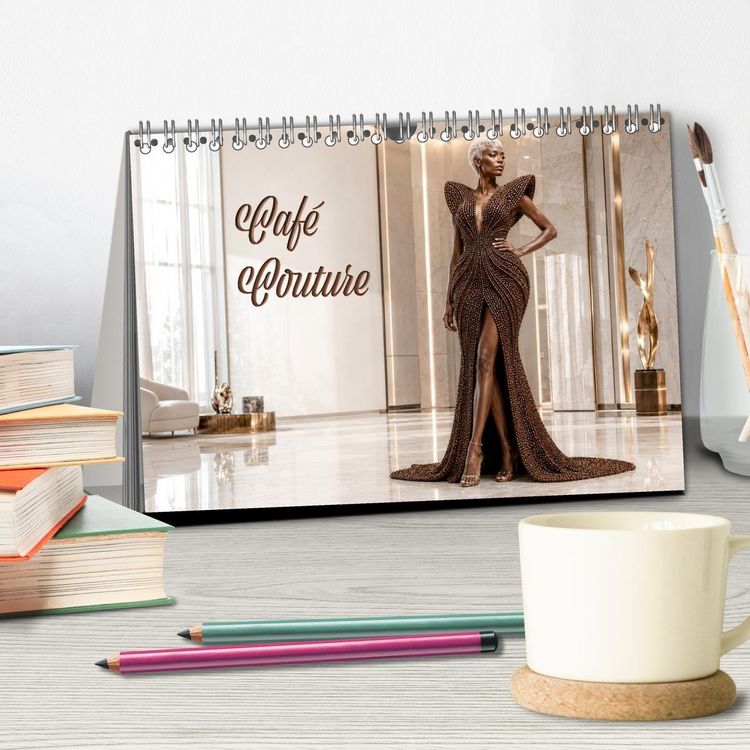 Produktbild: Caf&eacute; Couture (Tischkalender 2027 DIN A5 quer), CALVENDO Monatskalender