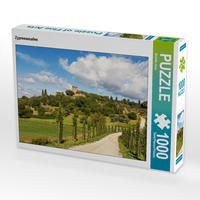 Produktbild: CALVENDO Puzzle Zypressenallee | 1000 Teile Lege-Gr&ouml;&szlig;e 64x48cm Foto-Puzzle f&uuml;r gl&uuml;ckliche Stunden