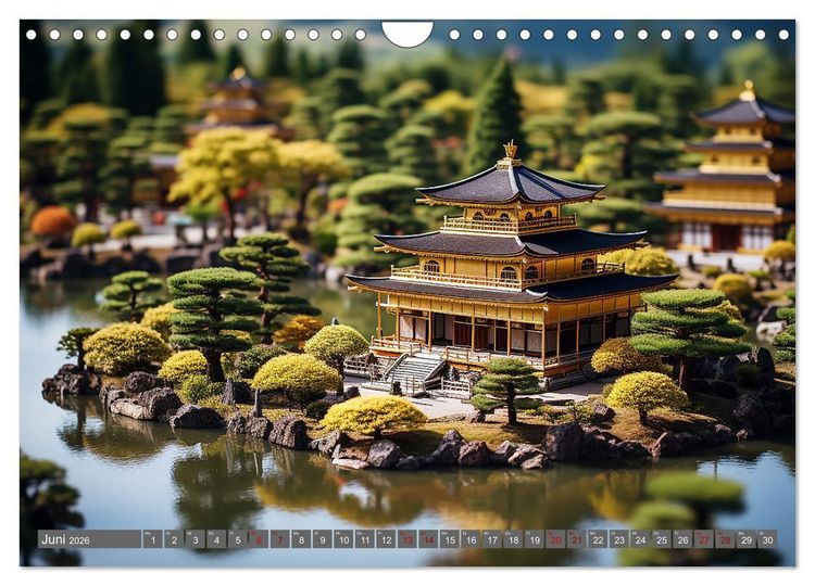 Produktbild: Urlaub in Miniatur (Wandkalender 2026 DIN A4 quer), CALVENDO Monatskalender