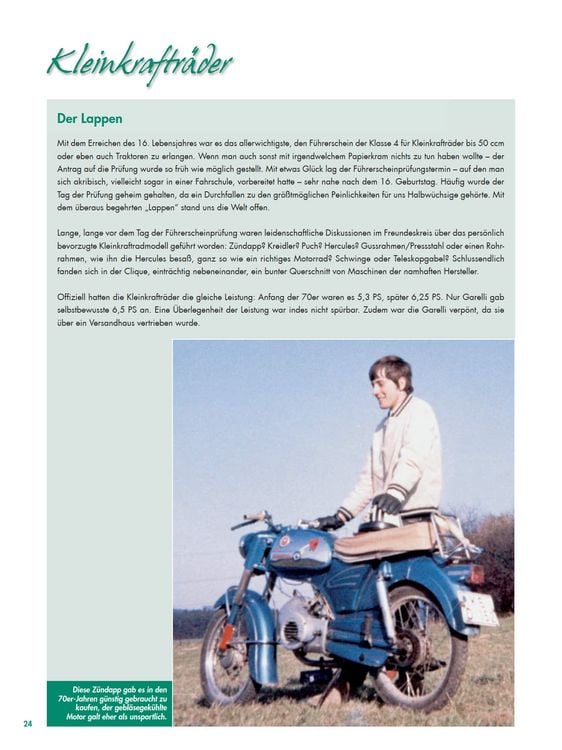 Produktbild: Freiheit auf zwei R&auml;dern - Motorr&auml;der der 50er - 80er Jahre