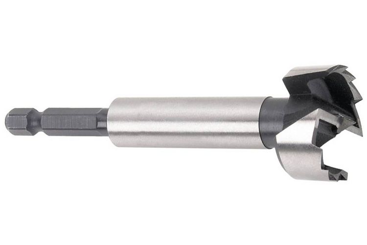 Produktbild: Wolfcraft 3310000 Forstnerbohrer 35mm Gesamtl&auml;nge 90mm 1/4\" (6.3 mm) 1St.