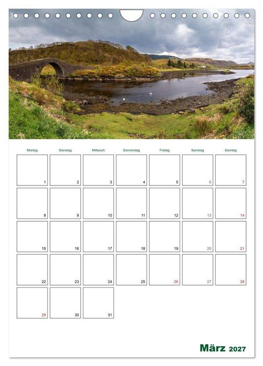 Produktbild: Schottland Entdeckungstour (Wandkalender 2027 DIN A4 hoch), CALVENDO Monatskalender