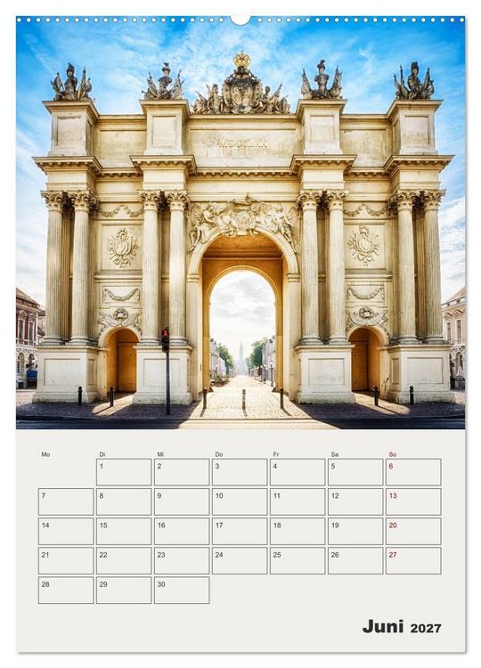 Produktbild: Potsdam in Farbe (Wandkalender 2027 DIN A2 hoch), CALVENDO Monatskalender