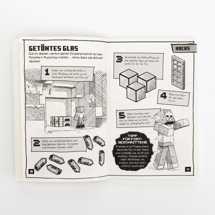 Produktbild: Minecraft Tipps, Tricks & Hacks. &Uuml;ber 200 Game Changer f&uuml;r schnellen Erfolg