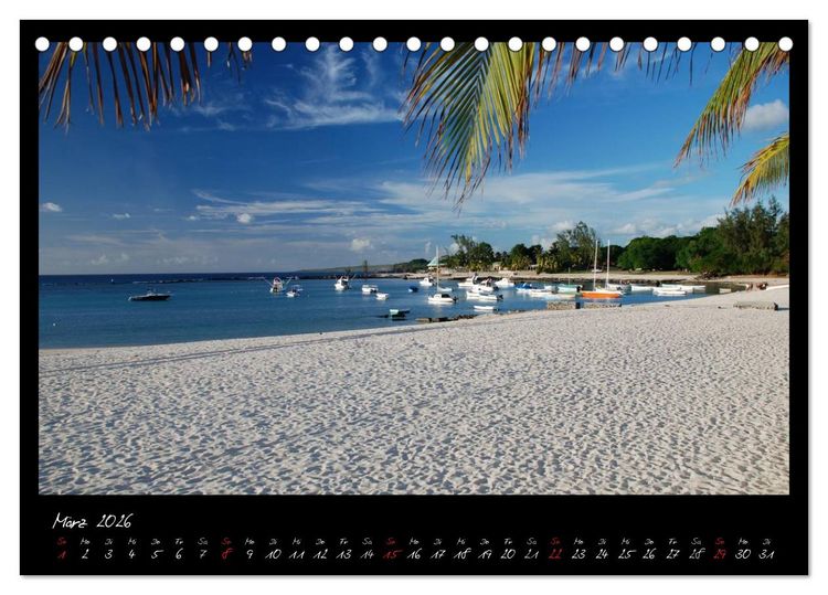 Produktbild: Mauritius (Tischkalender 2026 DIN A5 quer), CALVENDO Monatskalender