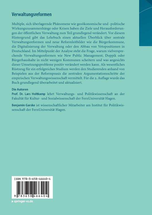 Produktbild: Verwaltungsreformen