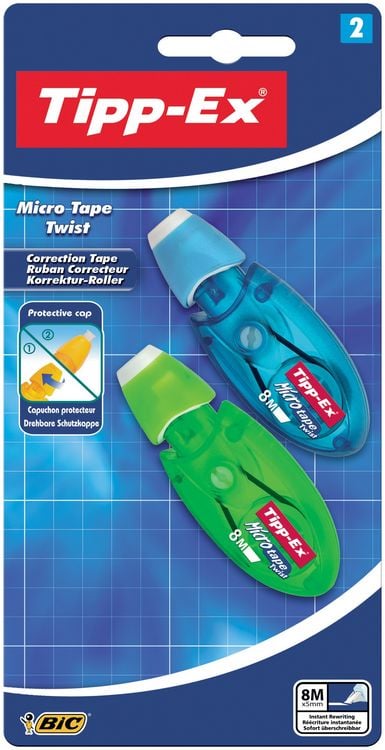 Produktbild: BIC Korrekturroller Tipp-Ex Microtape Twist 2er Set