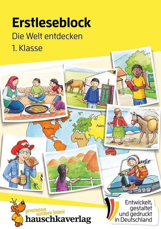 Produktbild: Lesen lernen 1. Klasse f&uuml;r Jungen und M&auml;dchen - Die Welt entdecken