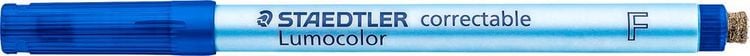 Produktbild: STAEDTLER Universalstift Lumocolor correctable 305 trocken abwischbar, blau F