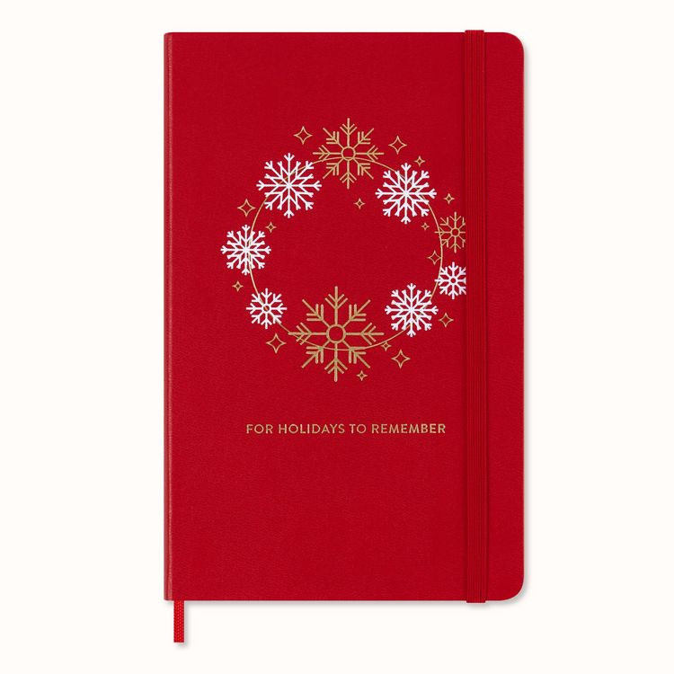 Produktbild: Moleskine Holiday Notizbuch, L/A5, Liniert, fester Einband, Scharlachrot