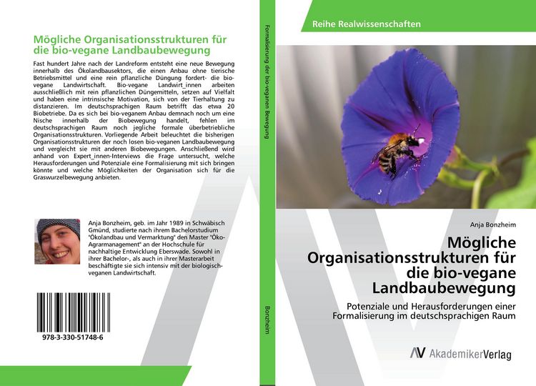 Produktbild: M&ouml;gliche Organisationsstrukturen f&uuml;r die bio-vegane Landbaubewegung