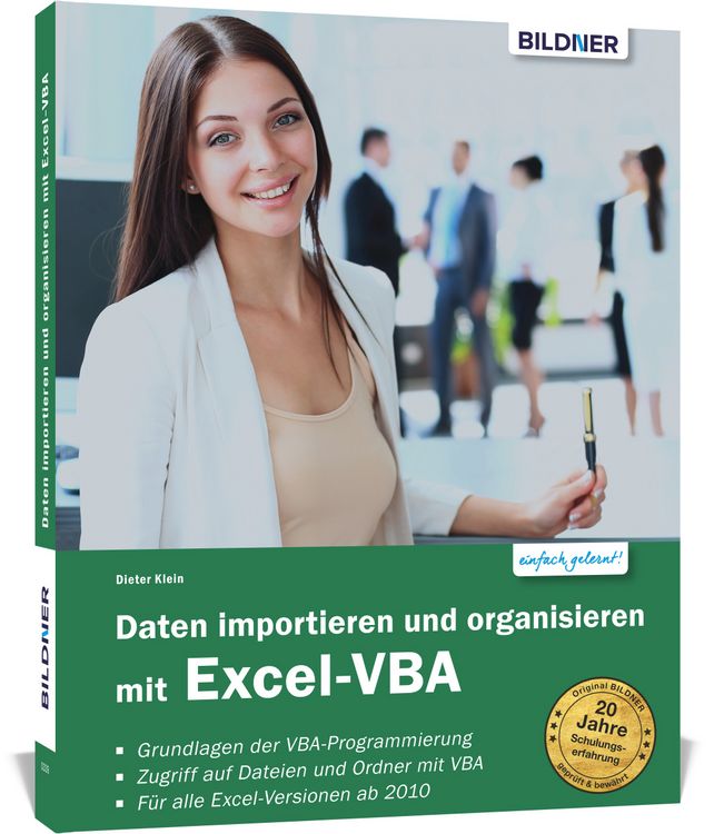 Produktbild: Daten importieren und organisieren mit Excel-VBA