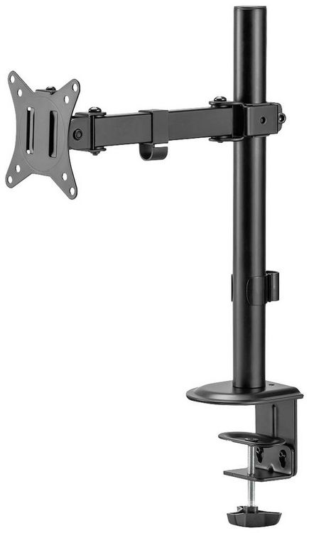 Produktbild: LogiLink BP0171 Monitor-Tischhalterung 1 Display(s) Schwarz Drehbar, H&ouml;henverstellbar, Neigbar, Rotierbar, Schwenkbar