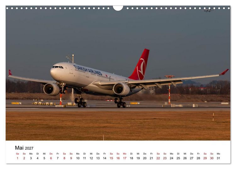 Produktbild: Flugzeuge von Airbus 2027 (Wandkalender 2027 DIN A3 quer), CALVENDO Monatskalender