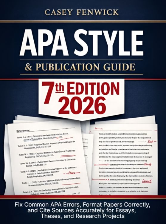 Produktbild: APA Style & Publication Guide 7th Edition 2026