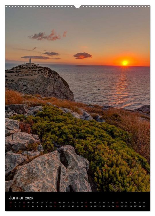 Produktbild: Mallorca - Sehnsucht nach der Insel (hochwertiger Premium Wandkalender 2026 DIN A2 hoch), Kunstdruck in Hochglanz