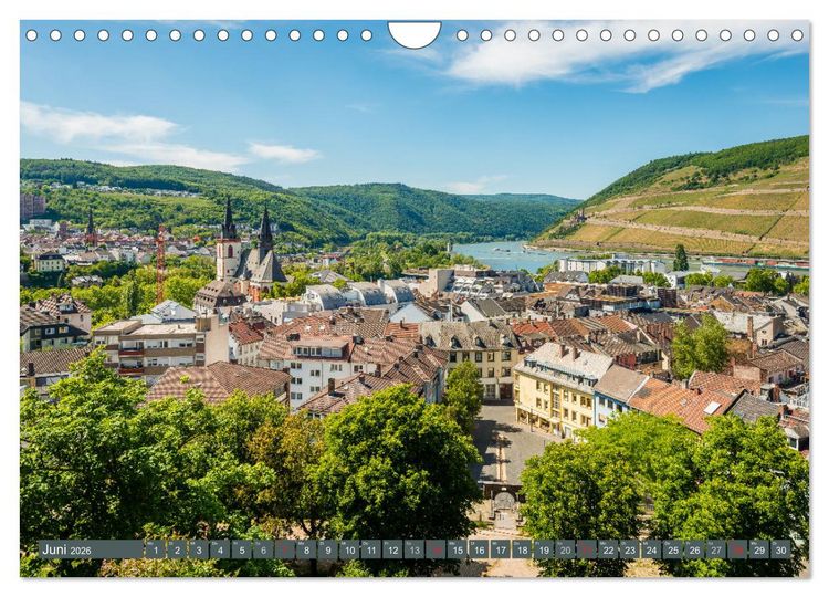 Produktbild: Bingen - Tor zum Mittelrhein (Wandkalender 2026 DIN A4 quer), CALVENDO Monatskalender