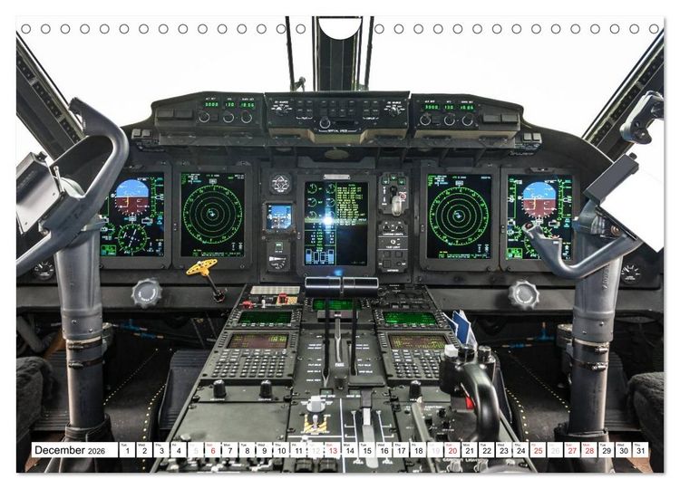 Produktbild: Cockpit sights (Wall Calendar 2026 DIN A4 landscape), CALVENDO 12 Month Wall Calendar