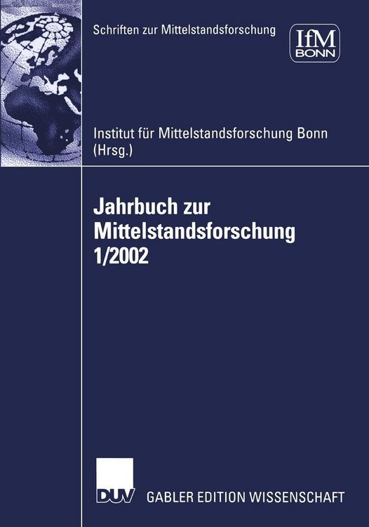 Produktbild: Jahrbuch zur Mittelstandsforschung 1/2002