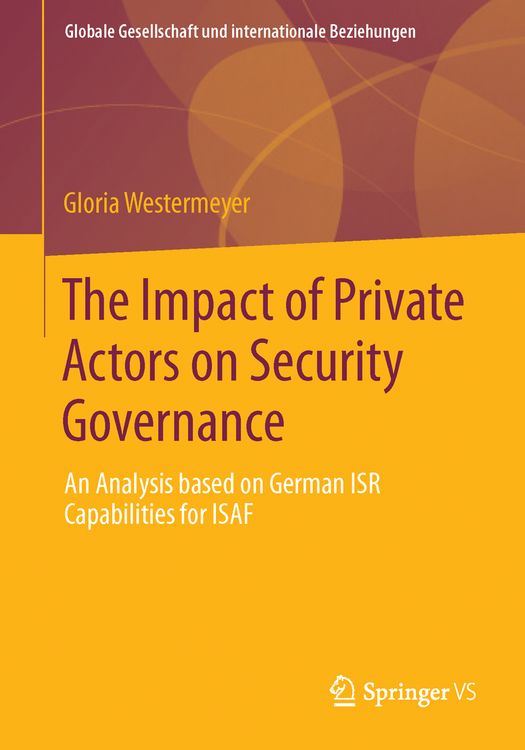 Produktbild: The Impact of Private Actors on Security Governance