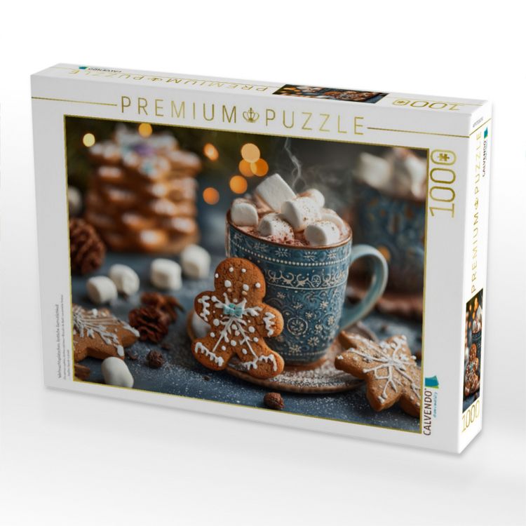 Produktbild: CALVENDO Puzzle Weihnachtspl&auml;tzchen, festliche Gem&uuml;tlichkeit | 1000 Teile Lege-Gr&ouml;&szlig;e 64x48cm Foto-Puzzle f&uuml;r gl&uuml;ckliche Stunden