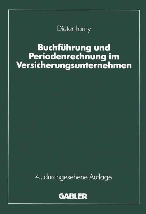 Produktbild: Buchf&uuml;hrung und Periodenrechnung im Versicherungsunternehmen