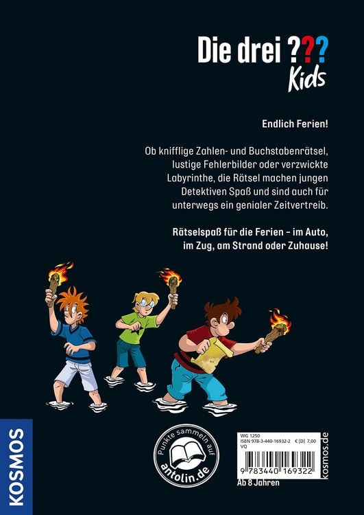 Die drei ??? Kids Ferienrätselbuch