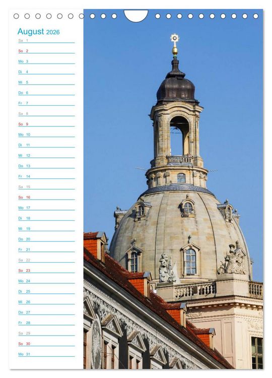 Produktbild: Frauenkirche Dresden (Wandkalender 2026 DIN A4 hoch), CALVENDO Monatskalender