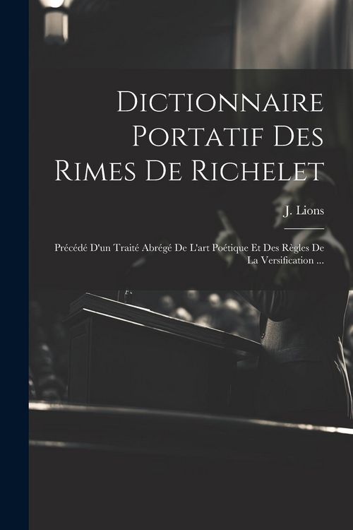 Produktbild: Dictionnaire Portatif Des Rimes De Richelet