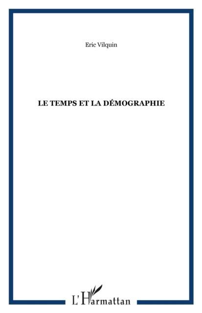 Produktbild: Le temps et la demographie