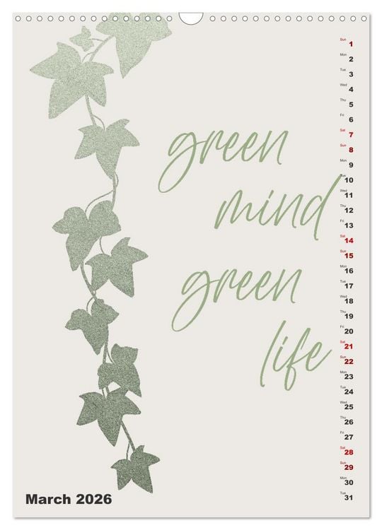 Produktbild: Love your planet (Wall Calendar 2026 DIN A3 portrait), CALVENDO 12 Month Wall Calendar